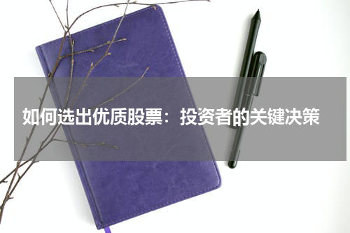  如何选出优质股票：投资者的关键决策