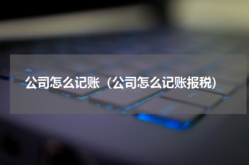 公司怎么记账（公司怎么记账报税）