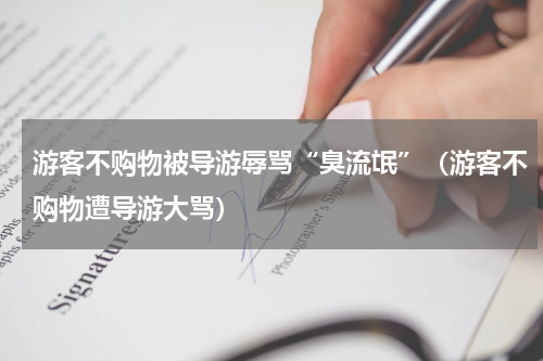 游客不购物被导游辱骂“臭流氓”（游客不购物遭导游大骂）