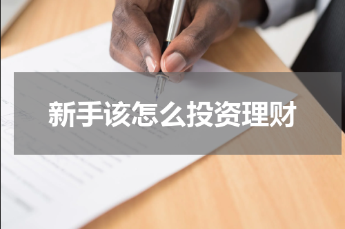 新手该怎么投资理财