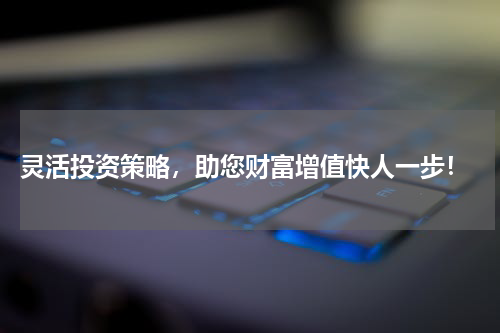  灵活投资策略，助您财富增值快人一步！