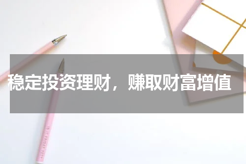  稳定投资理财，赚取财富增值