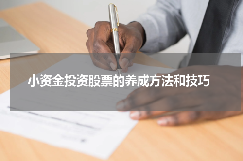  小资金投资股票的养成方法和技巧