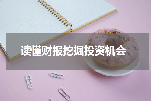 读懂财报挖掘投资机会
