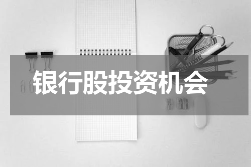  银行股投资机会