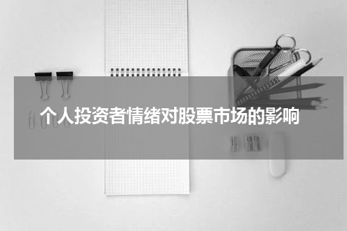  个人投资者情绪对股票市场的影响