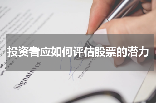 投资者应如何评估股票的潜力