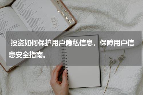  投资如何保护用户隐私信息，保障用户信息安全指南。
