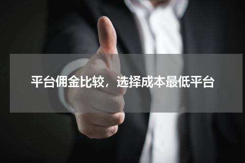 平台佣金比较，选择成本最低平台