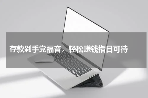  存款剁手党福音，轻松赚钱指日可待 