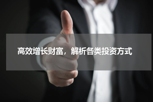  高效增长财富，解析各类投资方式