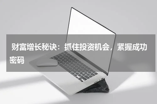  财富增长秘诀：抓住投资机会，紧握成功密码
