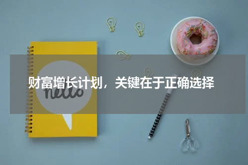  财富增长计划，关键在于正确选择
