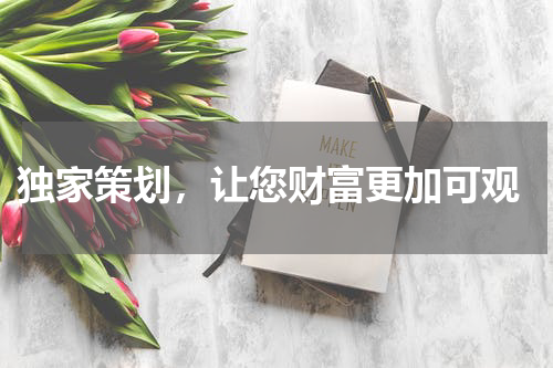  独家策划，让您财富更加可观