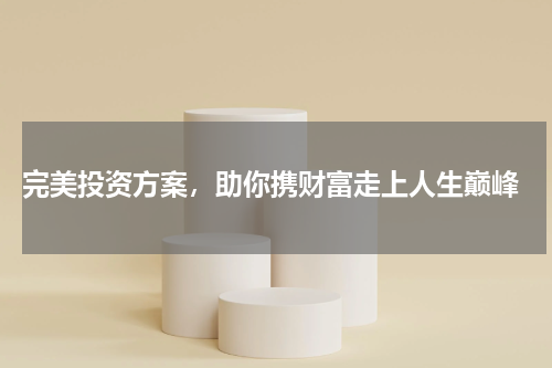  完美投资方案，助你携财富走上人生巅峰