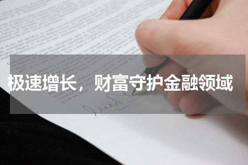  极速增长，财富守护金融领域