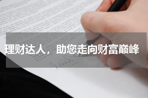  理财达人，助您走向财富巅峰