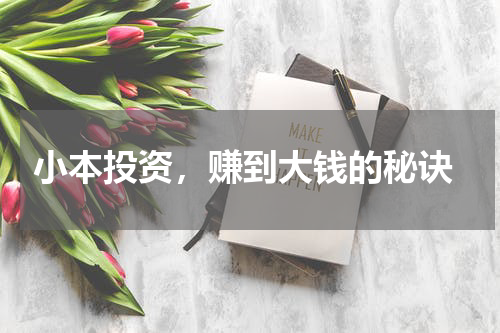  小本投资，赚到大钱的秘诀
