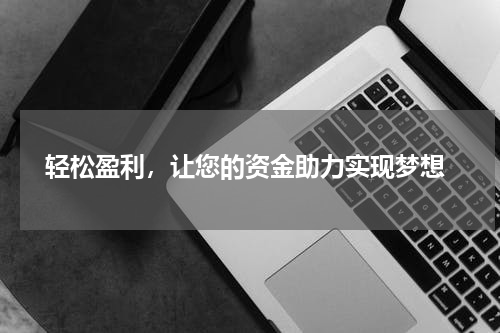  轻松盈利，让您的资金助力实现梦想