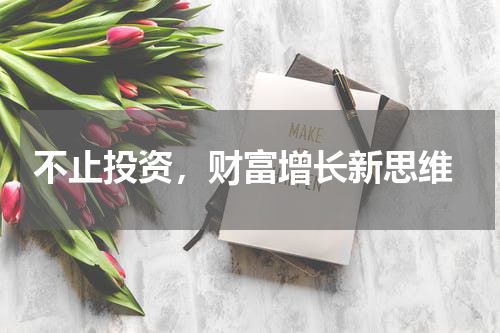  不止投资，财富增长新思维