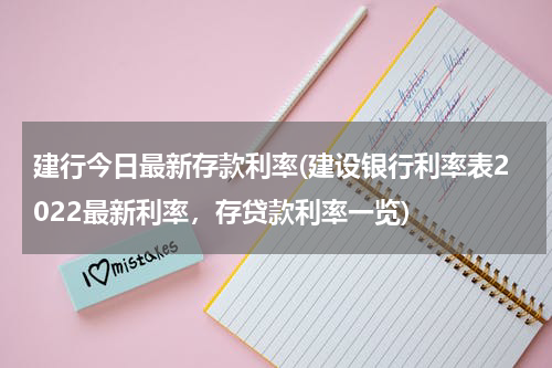 建行今日最新存款利率(建设银行利率表2022最新利率，存贷款利率一览)