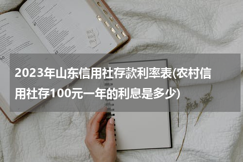 2023年山东信用社存款利率表(农村信用社存100元一年的利息是多少)