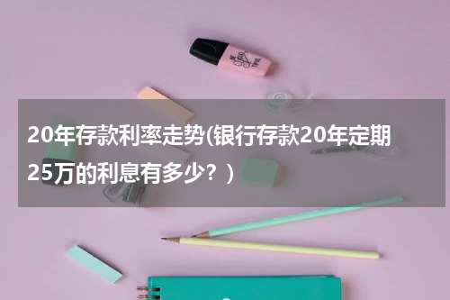20年存款利率走势(银行存款20年定期25万的利息有多少？)