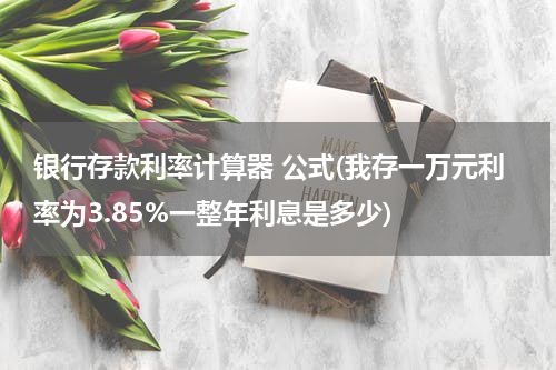 银行存款利率计算器 公式(我存一万元利率为3.85%一整年利息是多少)